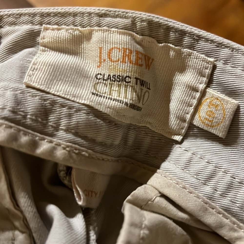 Khaki J. Crew classic Twill Chino women’s size 10T - Picture 4 of 4